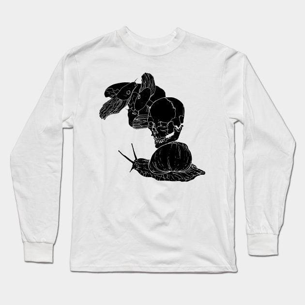 Snails Long Sleeve T-Shirt by Anna Dietzel